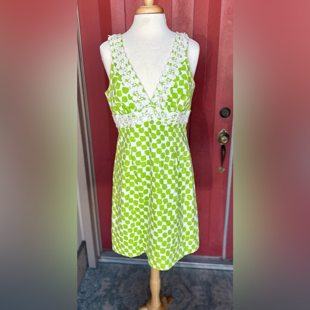 Trina Turk Spring Green Garden Dress